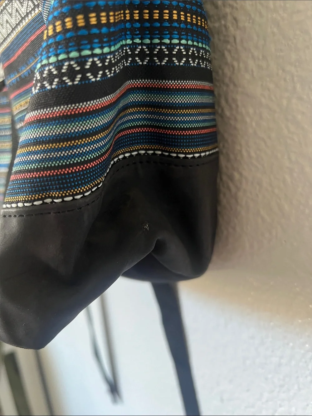 Dakine Striped Blue & Black Patterned Backpack